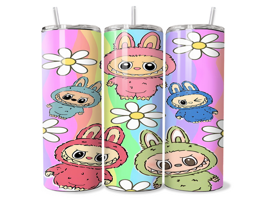 Tumbler - Rainbow Labubu