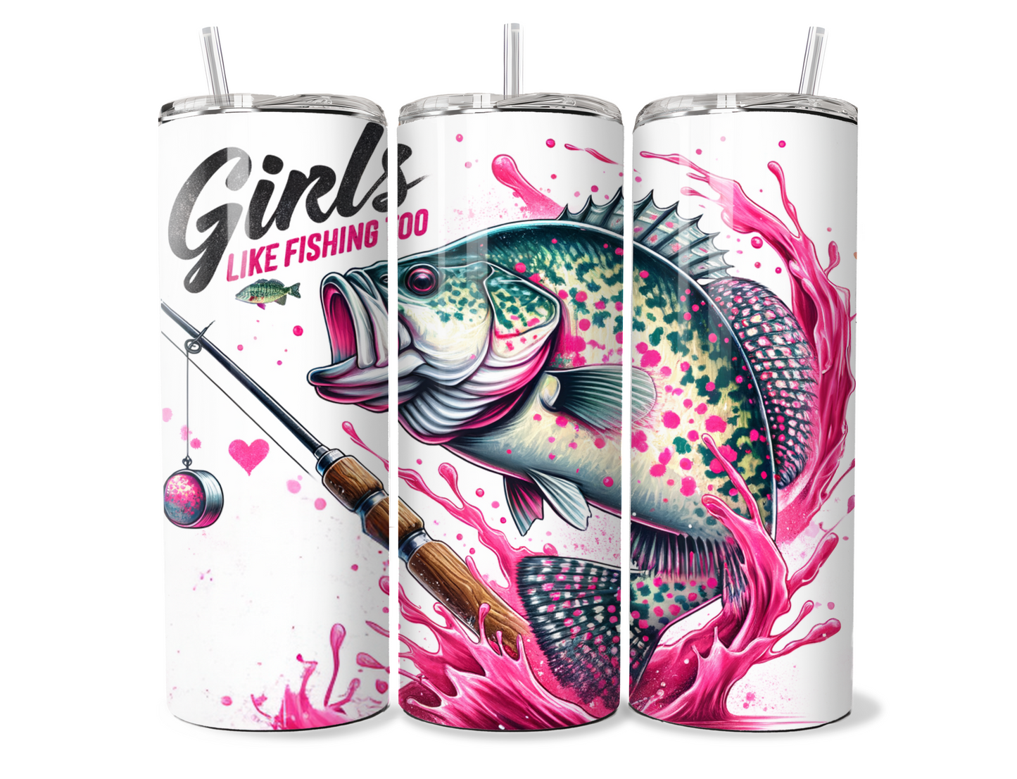 Tumbler - Girls like fishing