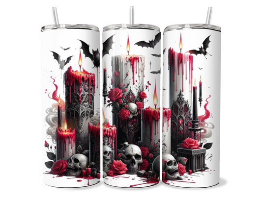 Tumbler - Red Candle