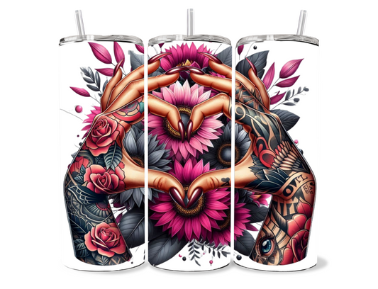 Tumbler -  Hand Heart